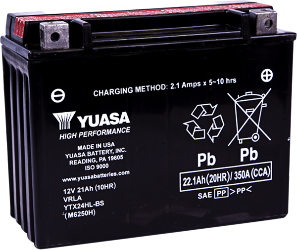 YUASA Batteria AGM senza manutenzione ad alte prestazioni