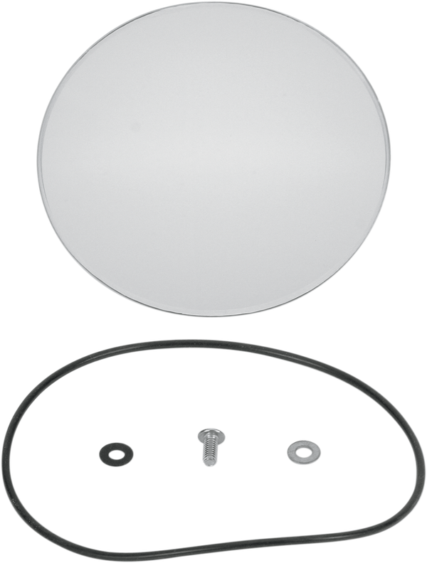 CRG Kit specchio di ricambio per specchietto con montaggio su estremità manubrio Hindsight