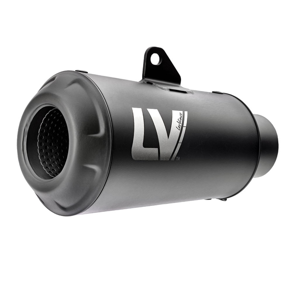 LEO VINCE LV-10 Full Black Slip-On Muffler