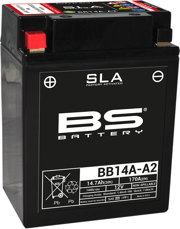 BS BATTERY Batterie AGM senza manutenzione preattivate SLA