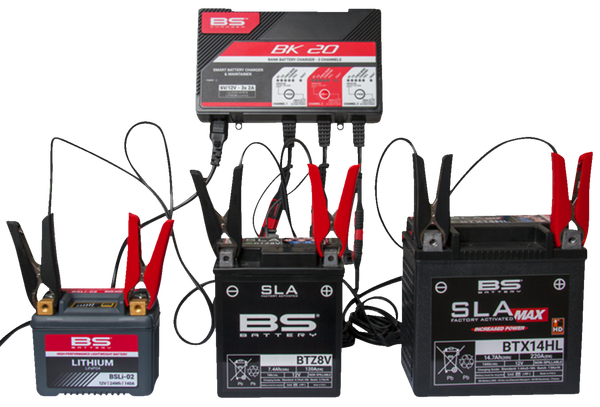 BS BATTERY SMART Bank Battery Charger and Maintainer with Reconditioning Function