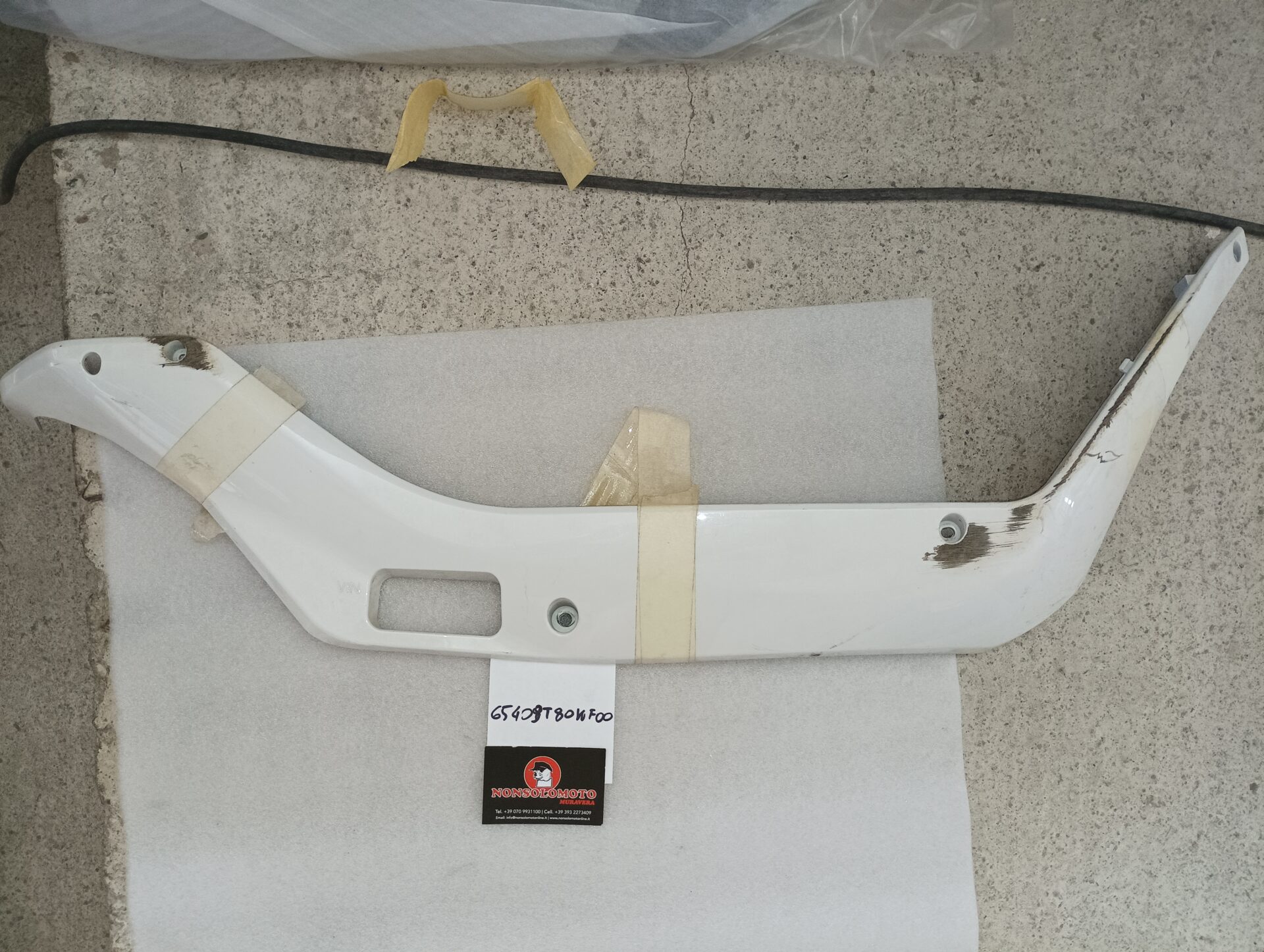 SEMICARENA INFERIORE DX KEEWAY CITY BLADE 125 150 4T 2015 65409T80WF00 USATO !!