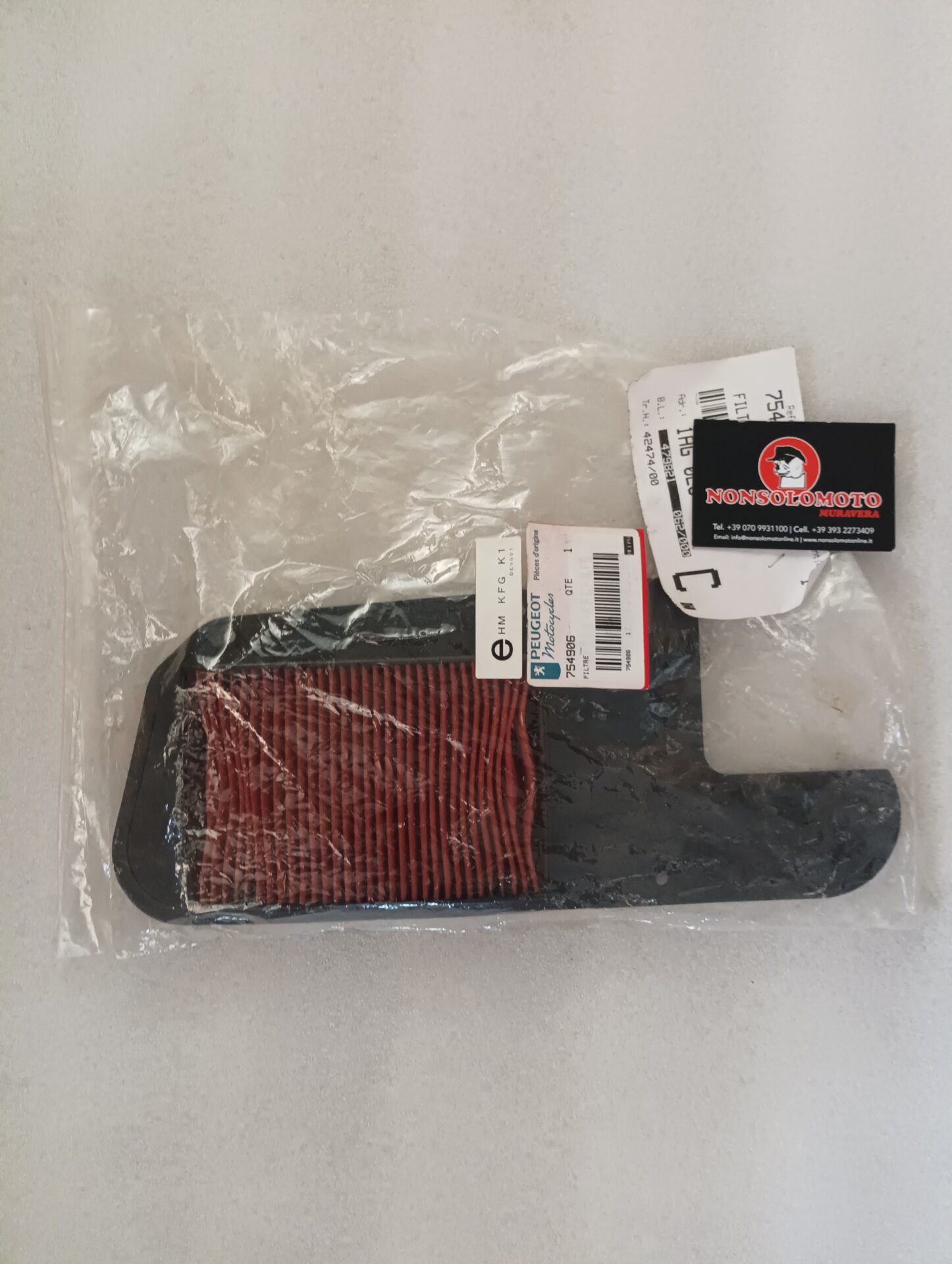 FILTRO ARIA ORIGINALE PEUGEOT SV 250 ART 754906