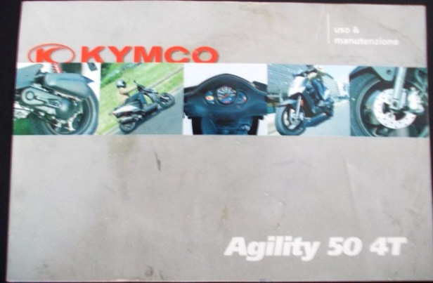 MANUALE USO MANUTENZIONE Kymco Agility 50 4T