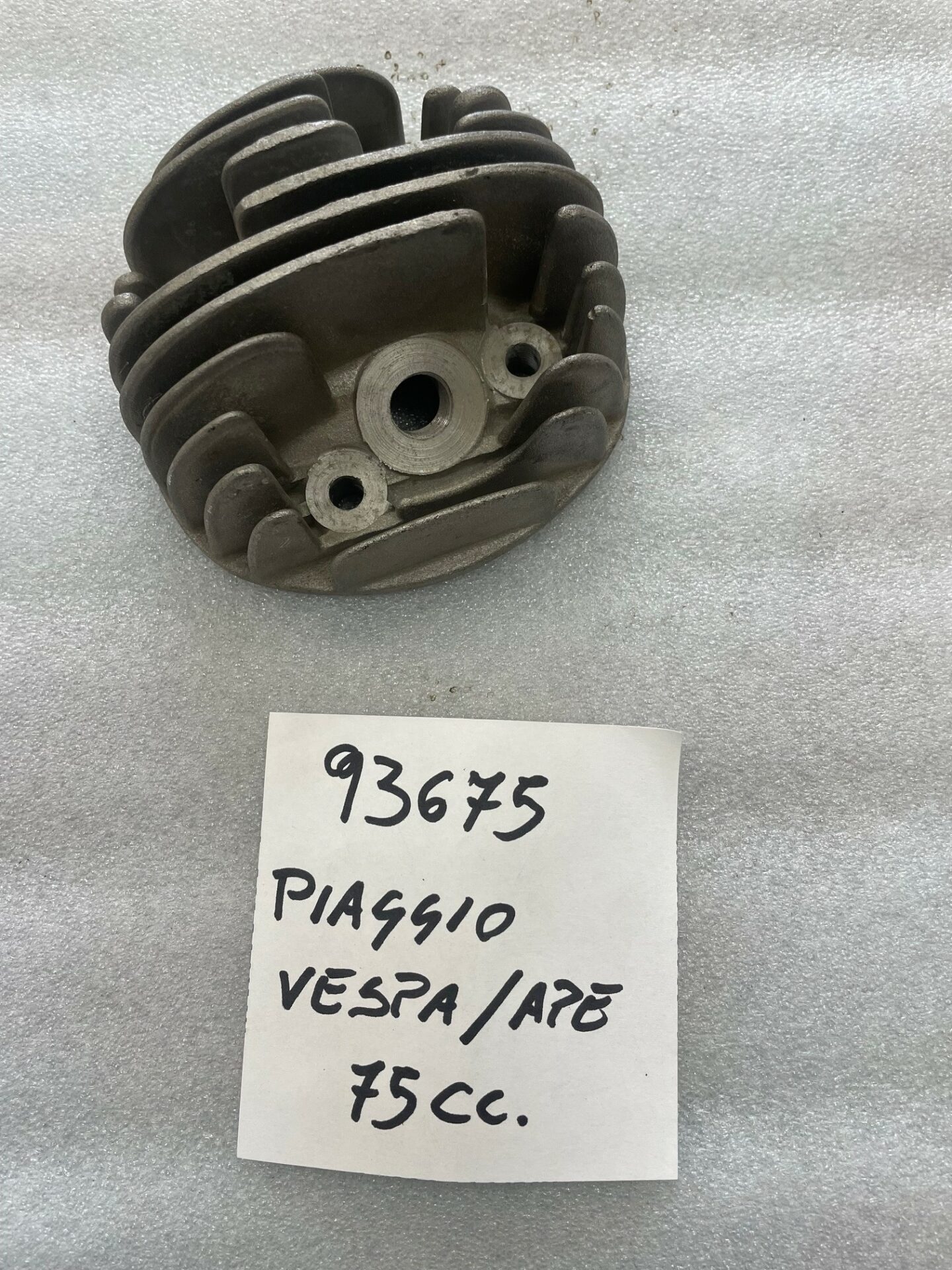 TESTA CILINDRO PIAGGIO VESPA APE 75cc ART 93675