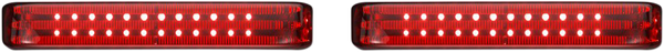 CUSTOM DYNAMICS PB-SBSEQ-SS8-CR Luci LED sequenziali BAGZ CROMO RED basso profilo borse laterali HARLEY DAVIDSON FLHXSE 10>