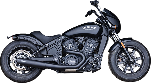 S&S SCARICO COMPLETO  GRAND NATIONAL 2/1 BLACK INDIAN SCOUT 69 15 >