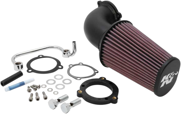 K&N Aircharger® Intake System with Mandrel-Bent Aluminum Intake Tube Kit