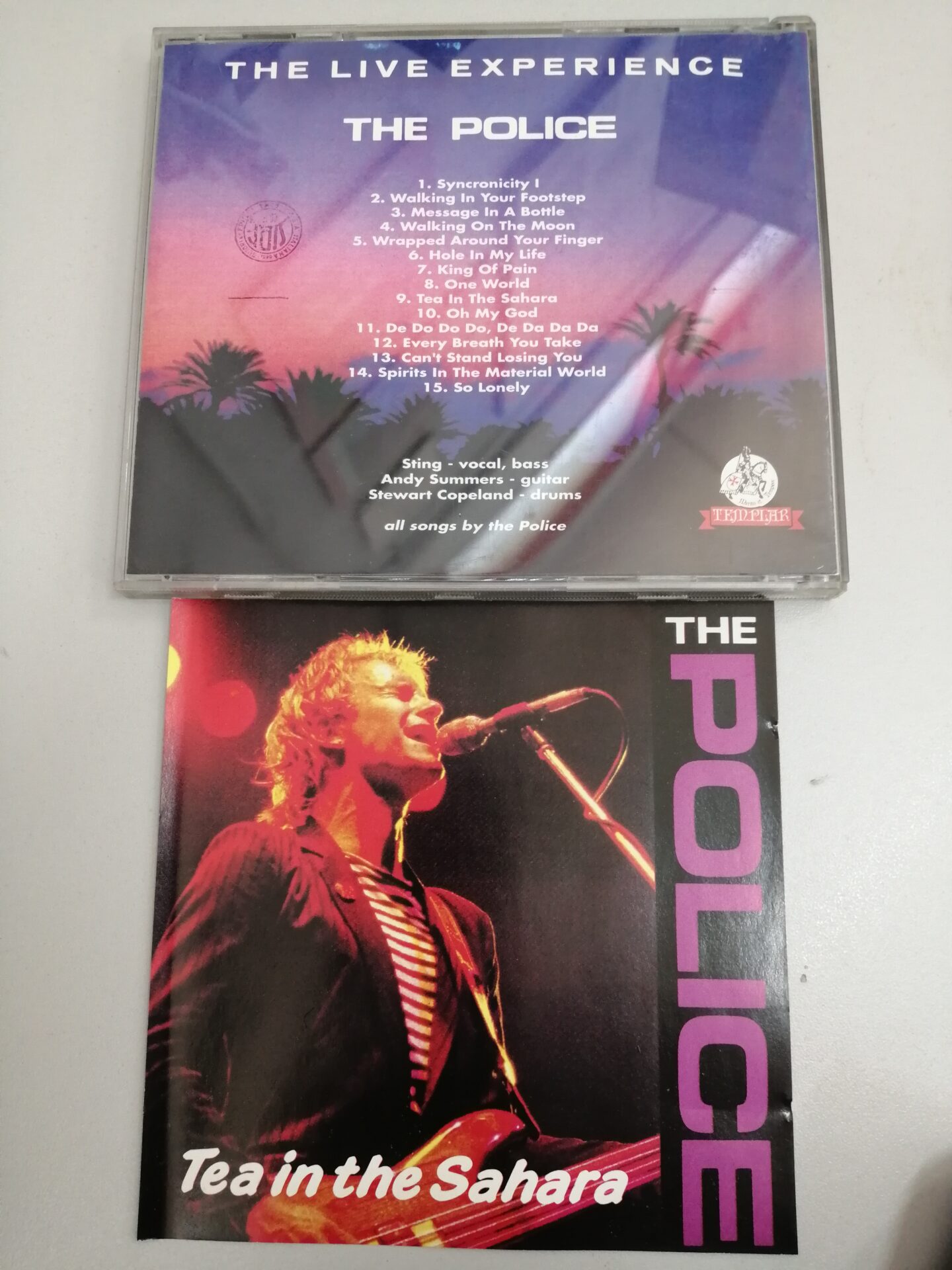 THE POLICE CD TEA IN THE SAHARA LIVE ATLANTA 1983
