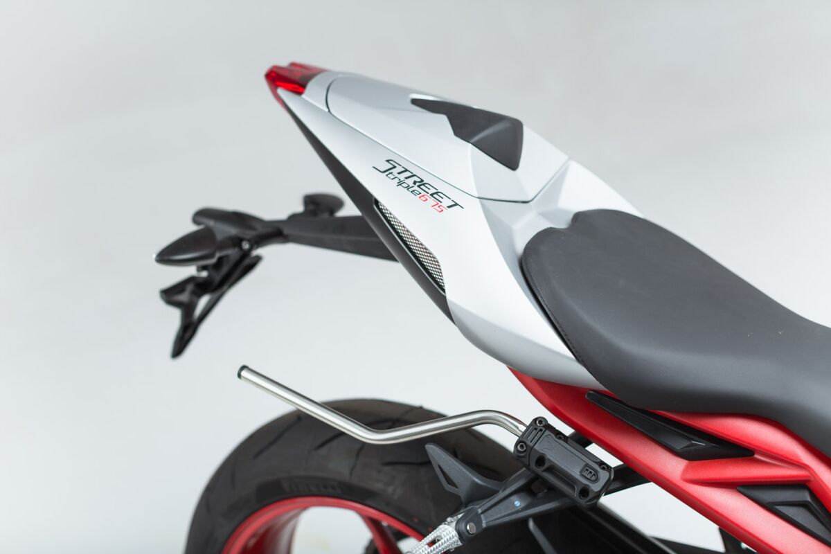 SW MOTECH HTA.11.740.80700/B SUPPORTO BORSA LATERALE DX SX BLAZE TRIUMPH STREET TRIPLE 765 RS ABS 13>23