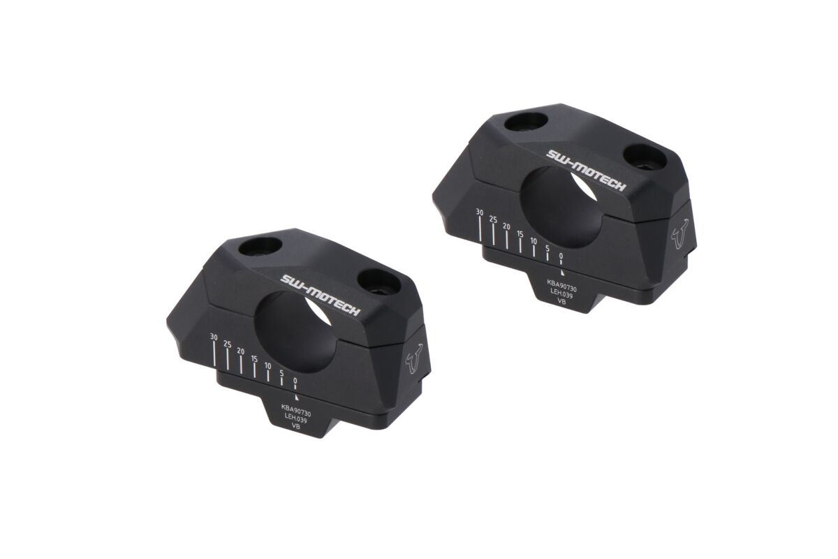 SW MOTECH LEH.00.039.31000/B RISER Arretramenti manubrio variabili per manubri da 28 mm HARLEY DAVIDSON HONDA SUZUKI TRIUMPH BMW HONDA YAMAHA