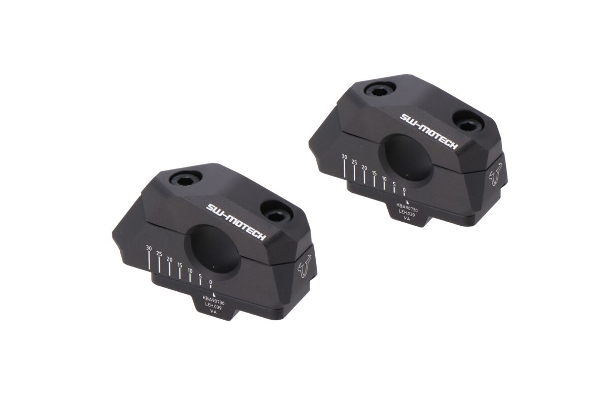 SW MOTECH LEH.00.039.30000/B RISER Arretramenti manubrio variabili per manubri da 22 mm HONDA SUZUKI YAMAHA TRIUMPH KAWASAKI BMW