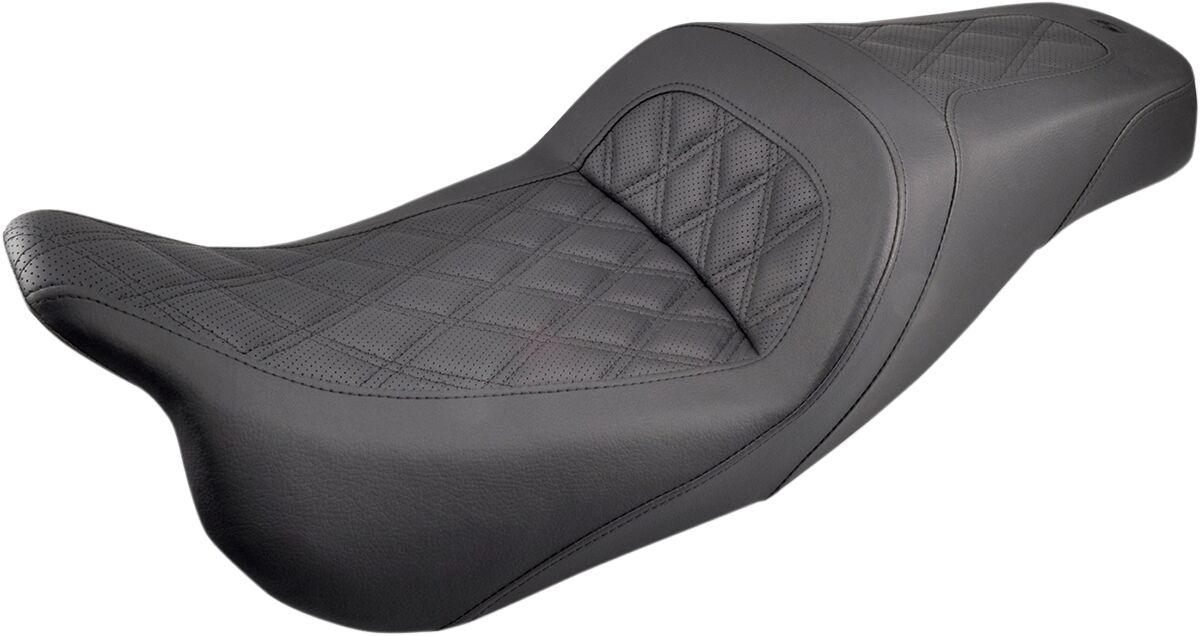 SADDLEMEN 808-07B-162  Sella Slim cuciture a rombi HARLEY DAVIDSON FLHRXS 1868 ABS 07>24