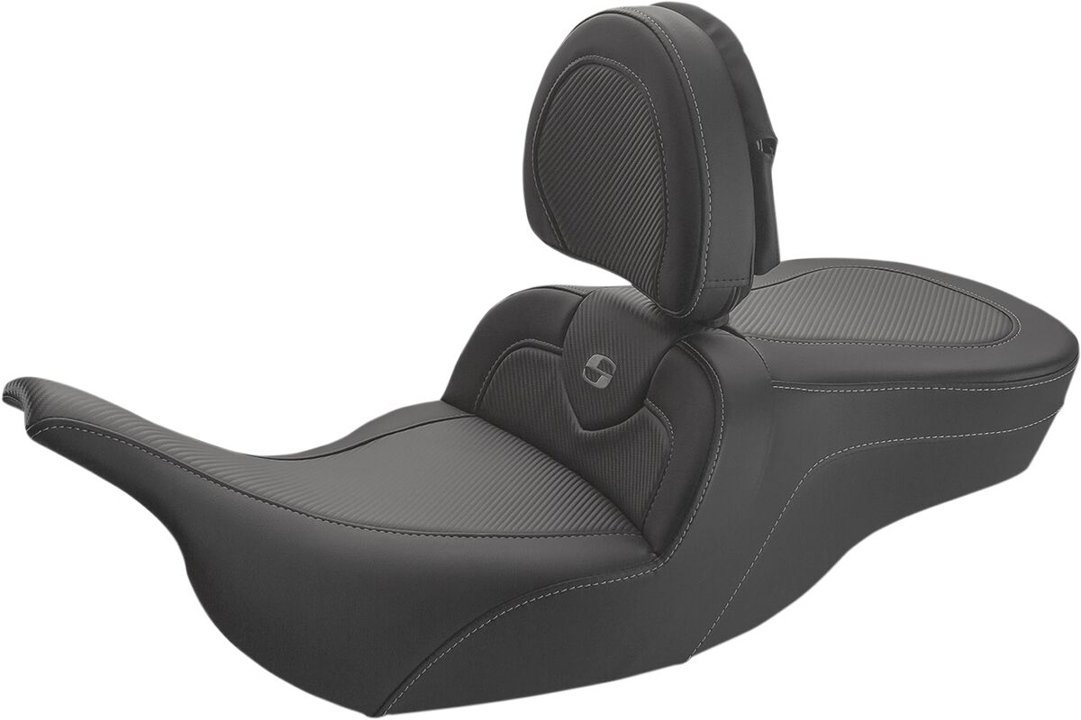 SADDLEMEN 897-07-185BR Sella RoadSofa in fibra di carbonio HARLEY DAVIDSON FLHTC 1584 97>07