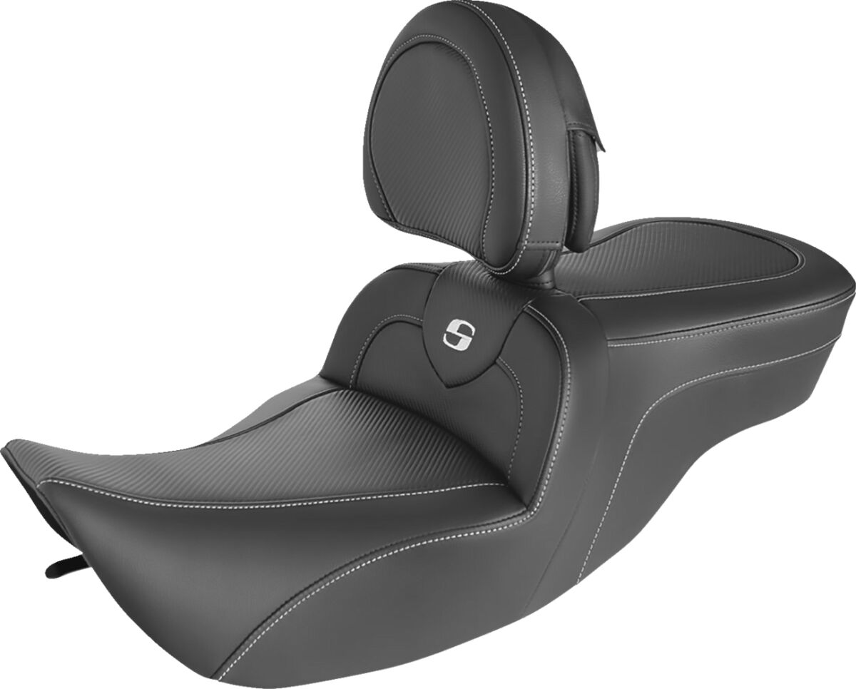 SADDLEMEN 897-06-185BR Sella RoadSofa in fibra di carbonio HARLEY DAVIDSON FLHR 1584 97>07