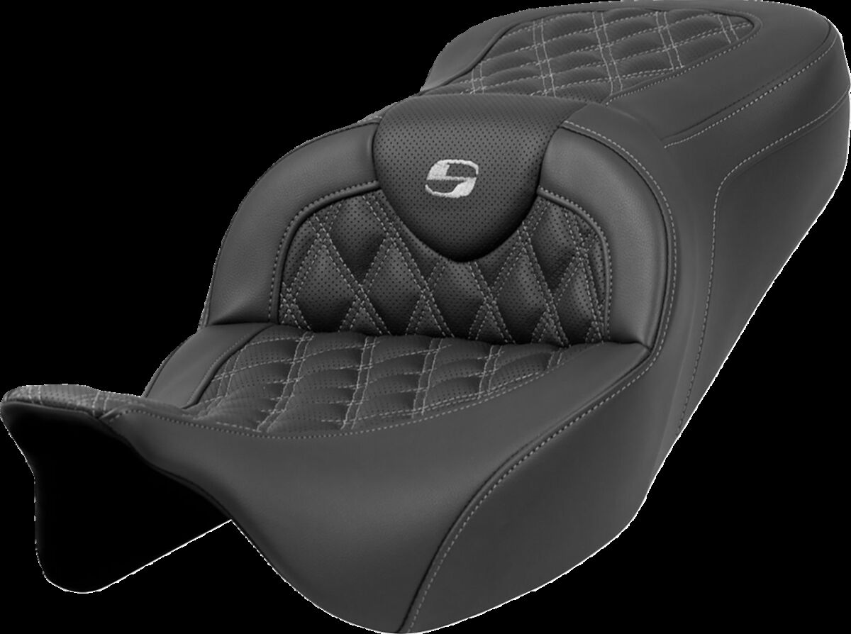 SADDLEMEN 808-07B-18202 Sella Roadsofa cuciture a rombi HARLEY DAVIDSON FLHXS 1868 ABS 08>23