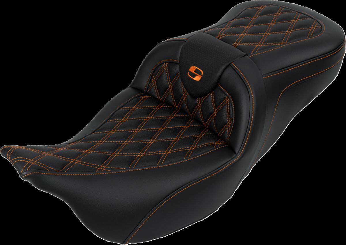 SADDLEMEN 808-07B-182B3 Sella Roadsofa cuciture a rombi HARLEY DAVIDSON FLHXS 1868 ABS 08>23