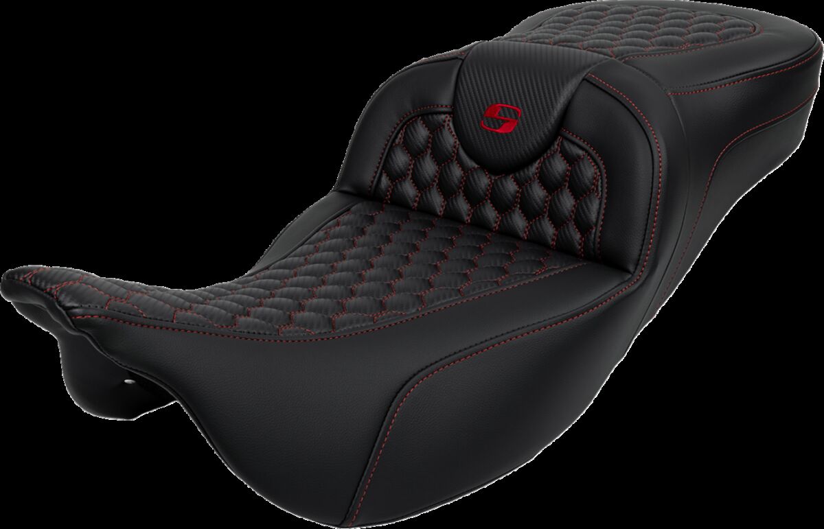 SADDLEMEN 808-07B-19004 Sella Roadsofa Honeycomb HARLEY DAVIDSON FLHTK 1868 ABS 08>23