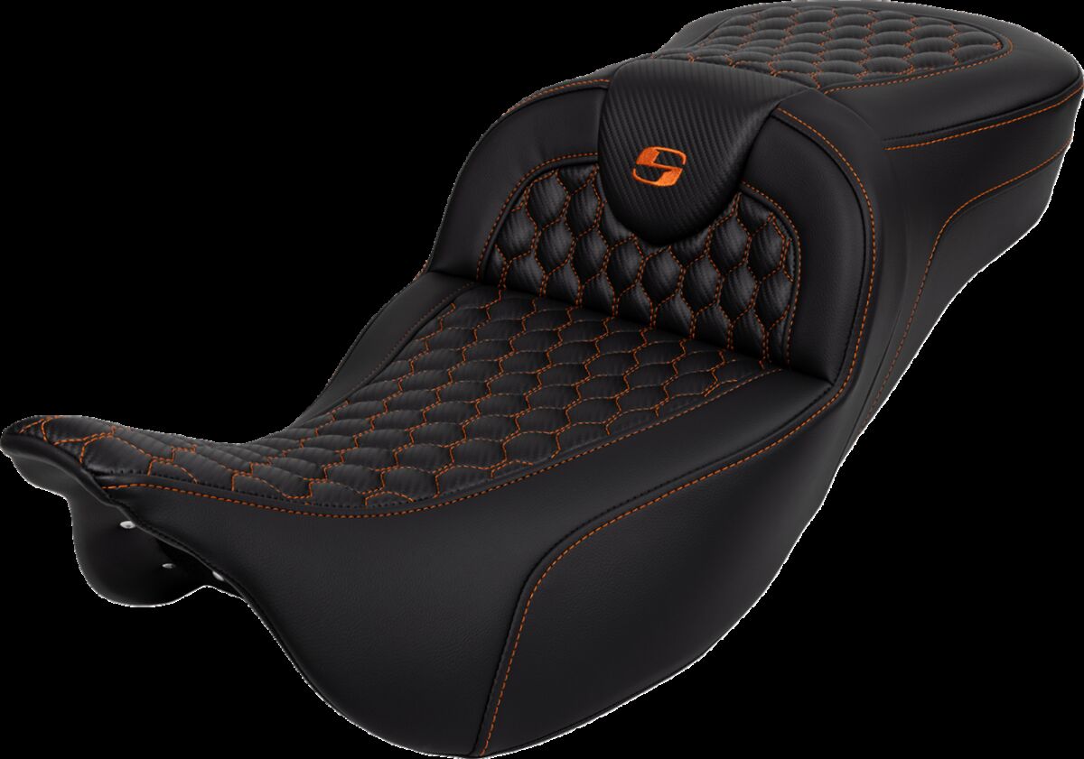 SADDLEMEN 808-07B-19003 Sella Roadsofa Honeycomb HARLEY DAVIDSON FLHTK 1868 ABS 08>23