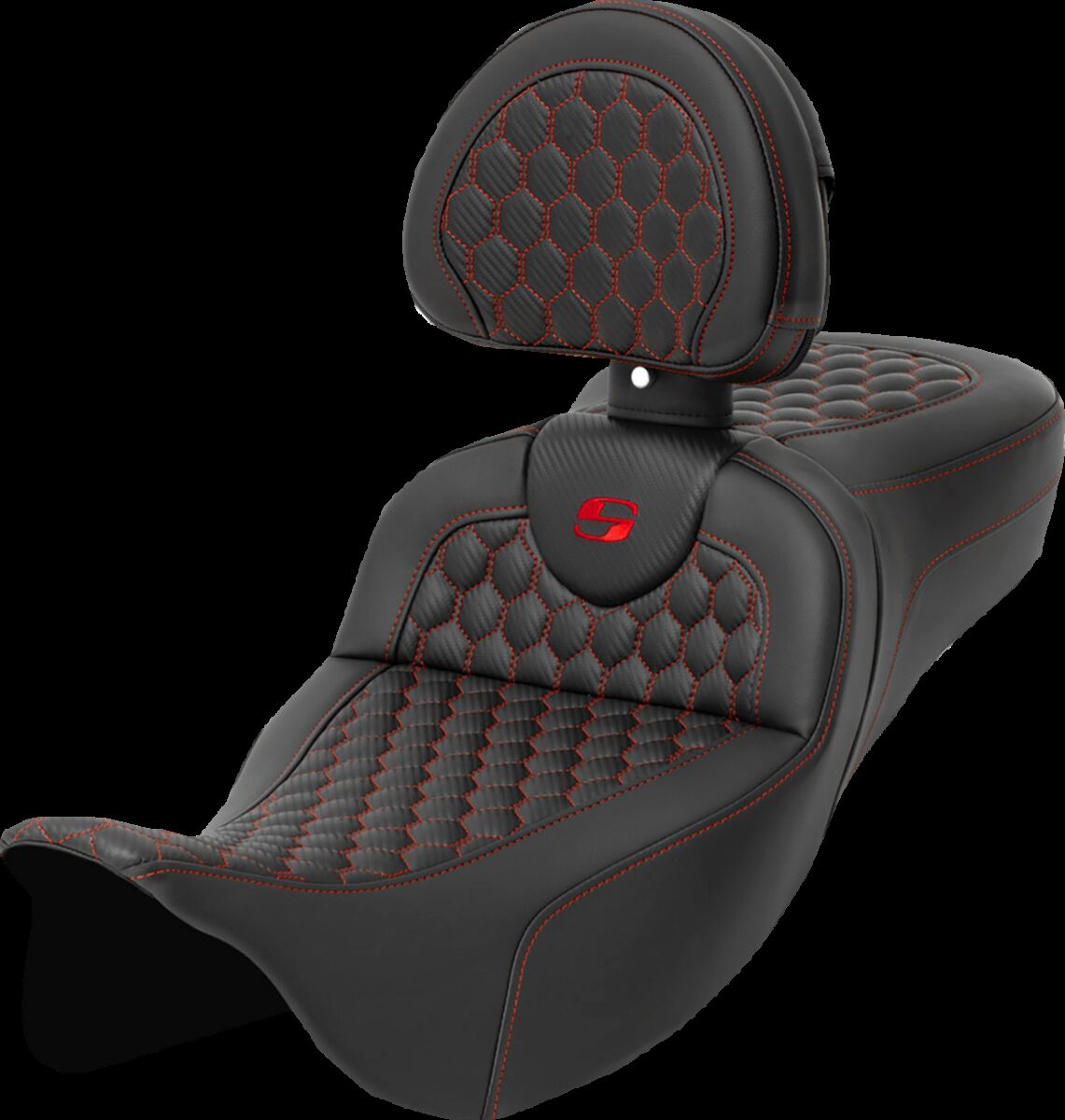 SADDLEMEN 808-07B-190B4 Sella Roadsofa Honeycomb HARLEY DAVIDSON FLHTK 1868 ABS 08>23