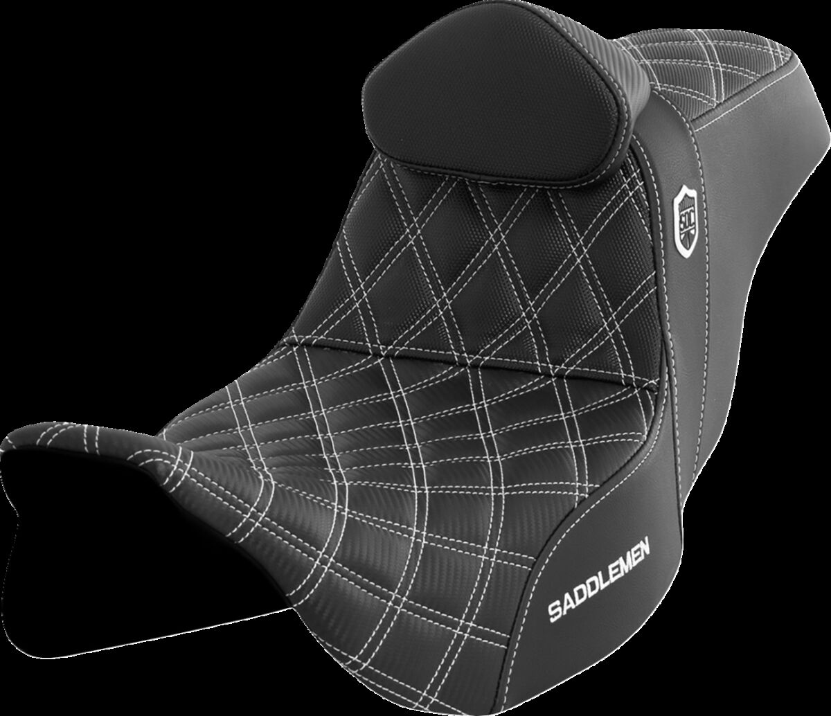 SADDLEMEN SC80807WHIRT Sella aderenza ad alte prestazioni SDC Pro Series HARLEY DAVIDSON FLHTK 1868 ABS 08>23