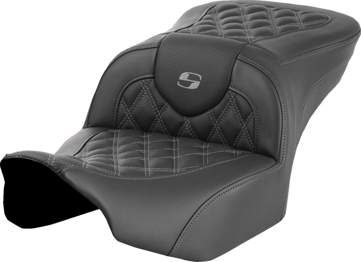 SADDLEMEN 823-07-18202 Sella Roadsofa cuciture a rombi HARLEY DAVIDSON FLHX 1923 ABS 23>25