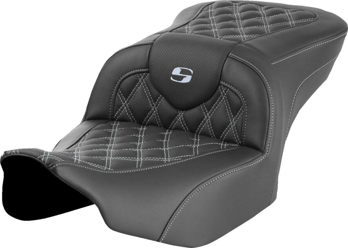 SADDLEMEN 823-07-18205 Sella Roadsofa con cuciture a rombi HARLEY DAVIDSON FLHX 1923 ABS 23>25