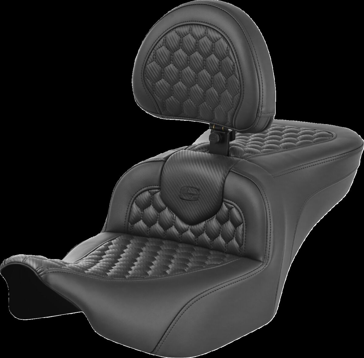 SADDLEMEN 823-07-189B0 Sella Roadsofa Honeycomb HARLEY DAVIDSON FLHX 1923 ABS 23>25