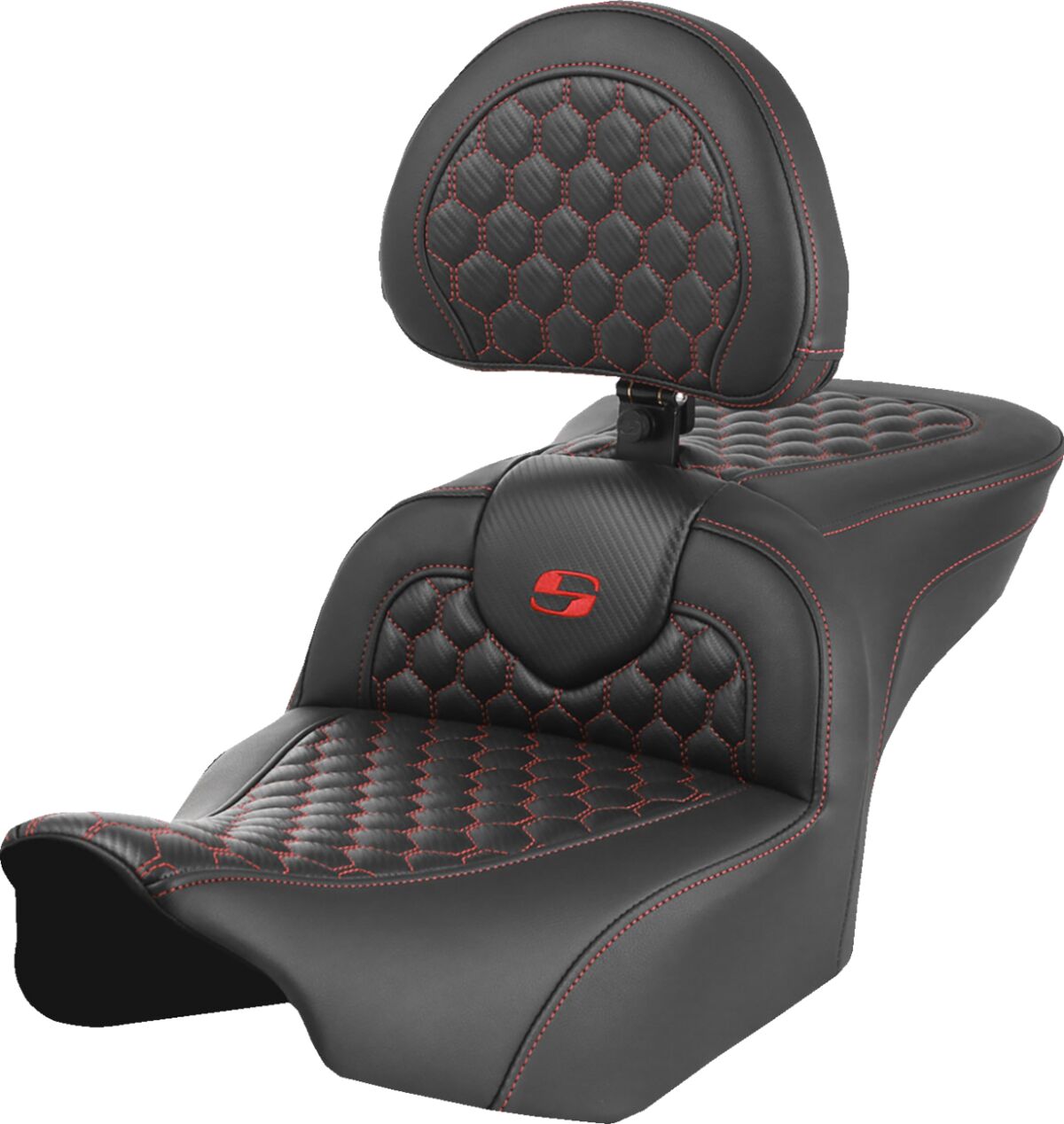 SADDLEMEN 823-07-189B4 Sella Roadsofa Honeycomb HARLEY DAVIDSON FLHX 1923 ABS 23>25