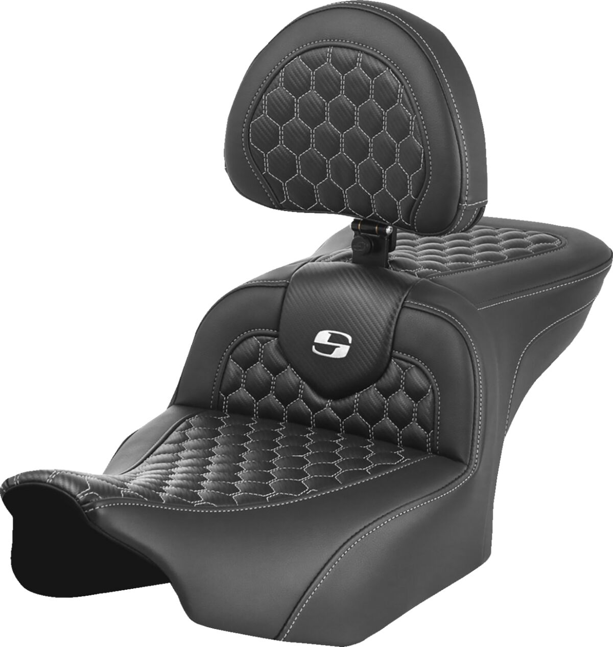 SADDLEMEN 823-07-189B6 Sella Roadsofa Honeycomb HARLEY DAVIDSON FLHX 1923 ABS 23>25