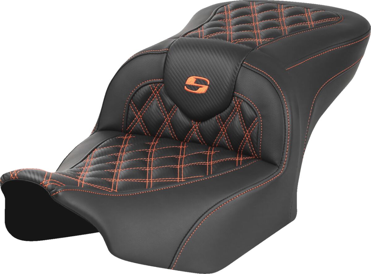 SADDLEMEN 823-07-20603 Sella Roadsofa con cuciture a rombi HARLEY DAVIDSON FLHX 1923 ABS 23>25