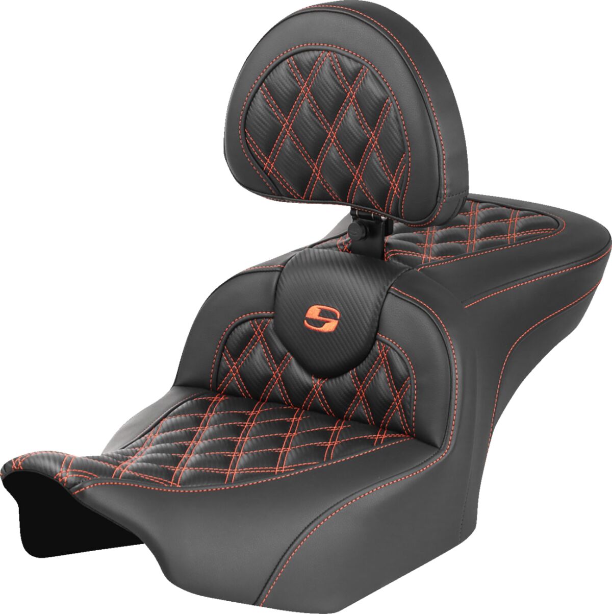 SADDLEMEN 823-07-206B3 Sella Roadsofa con cuciture a rombi HARLEY DAVIDSON FLHX 1923 ABS 23>25