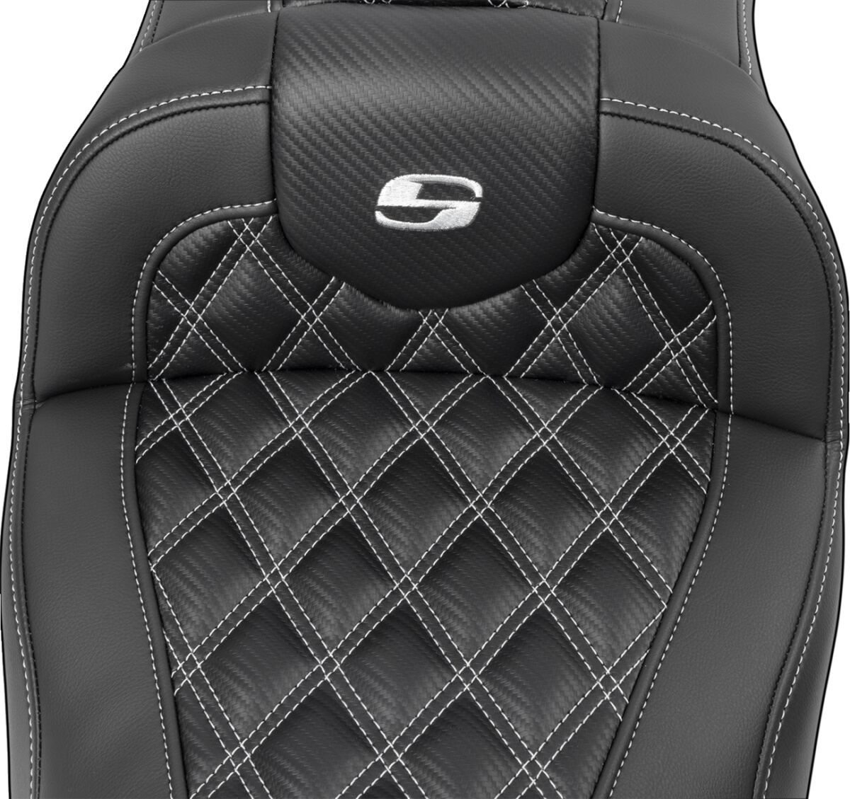 SADDLEMEN 823-07-206B5 Sella Roadsofa con cuciture a rombi HARLEY DAVIDSON FLHX 1923 ABS 23>25