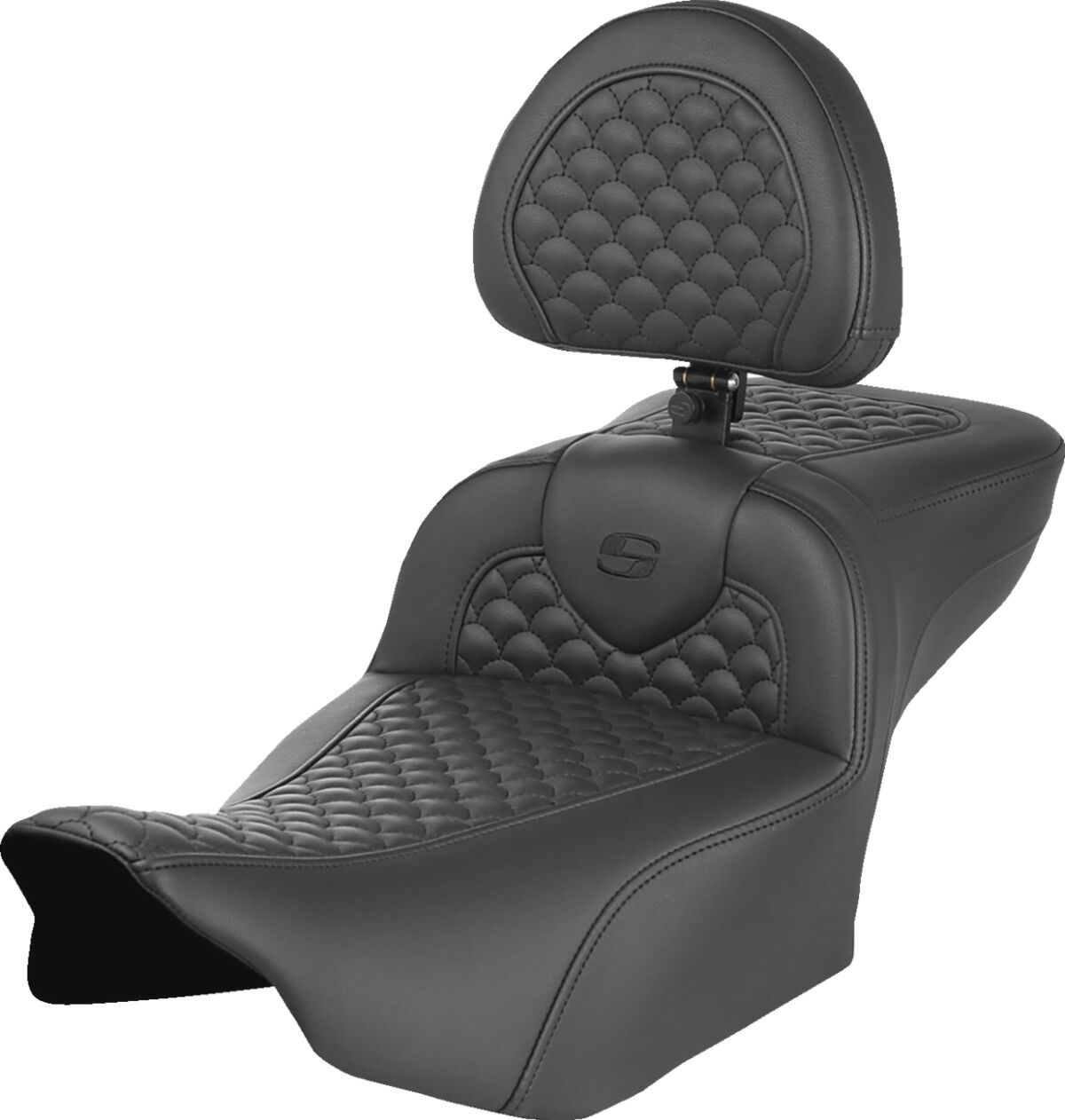 SADDLEMEN 823-07-209B0 Sella Roadsofa con cuciture smerlate HARLEY DAVIDSON FLHX 1923 ABS 23>25