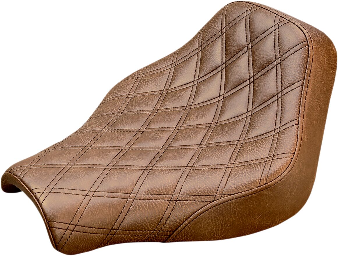 SADDLEMEN 818-30-002BLS Sella singola Renegade con cuciture a rombi HARLEY DAVIDSON FXBB 1923 ABS 18>25