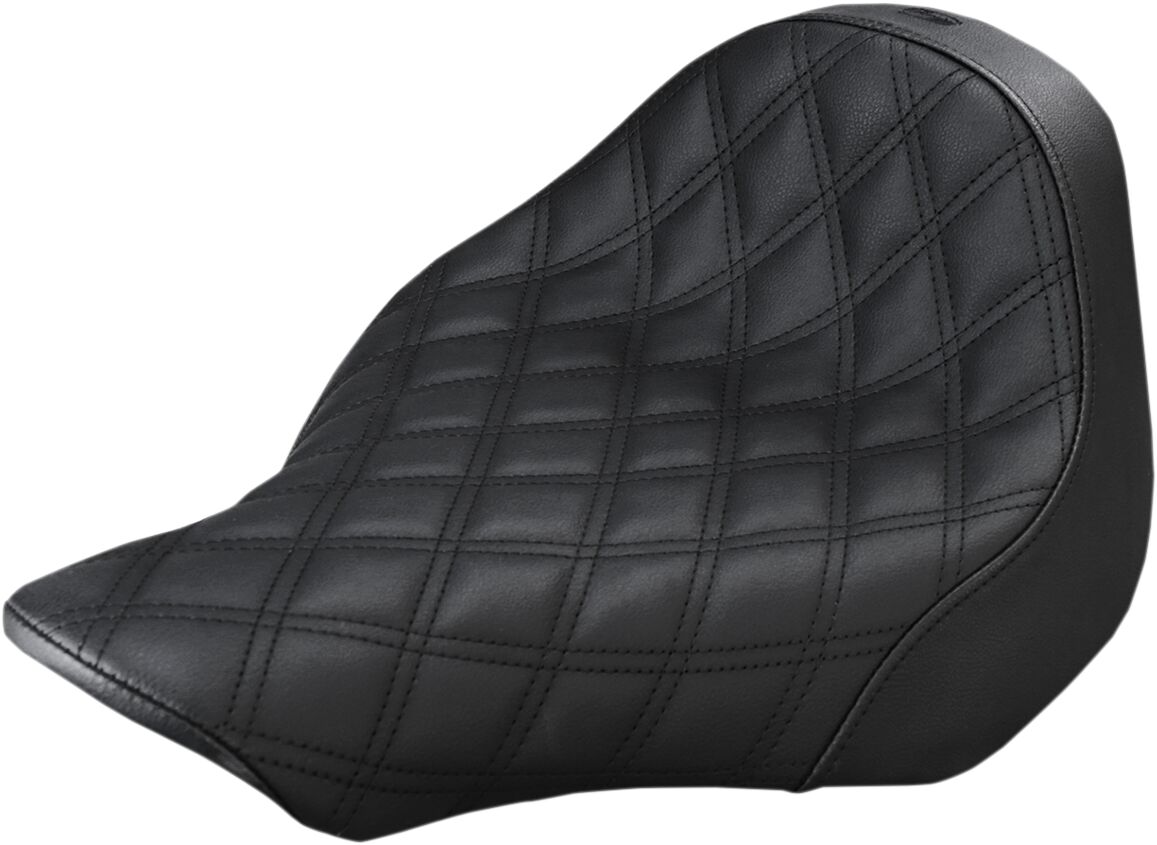 SADDLEMEN 813-27-002LS Sella singola Renegade con cuciture a rombi HARLEY DAVIDSON FLFBS 1868 ABS 13>22