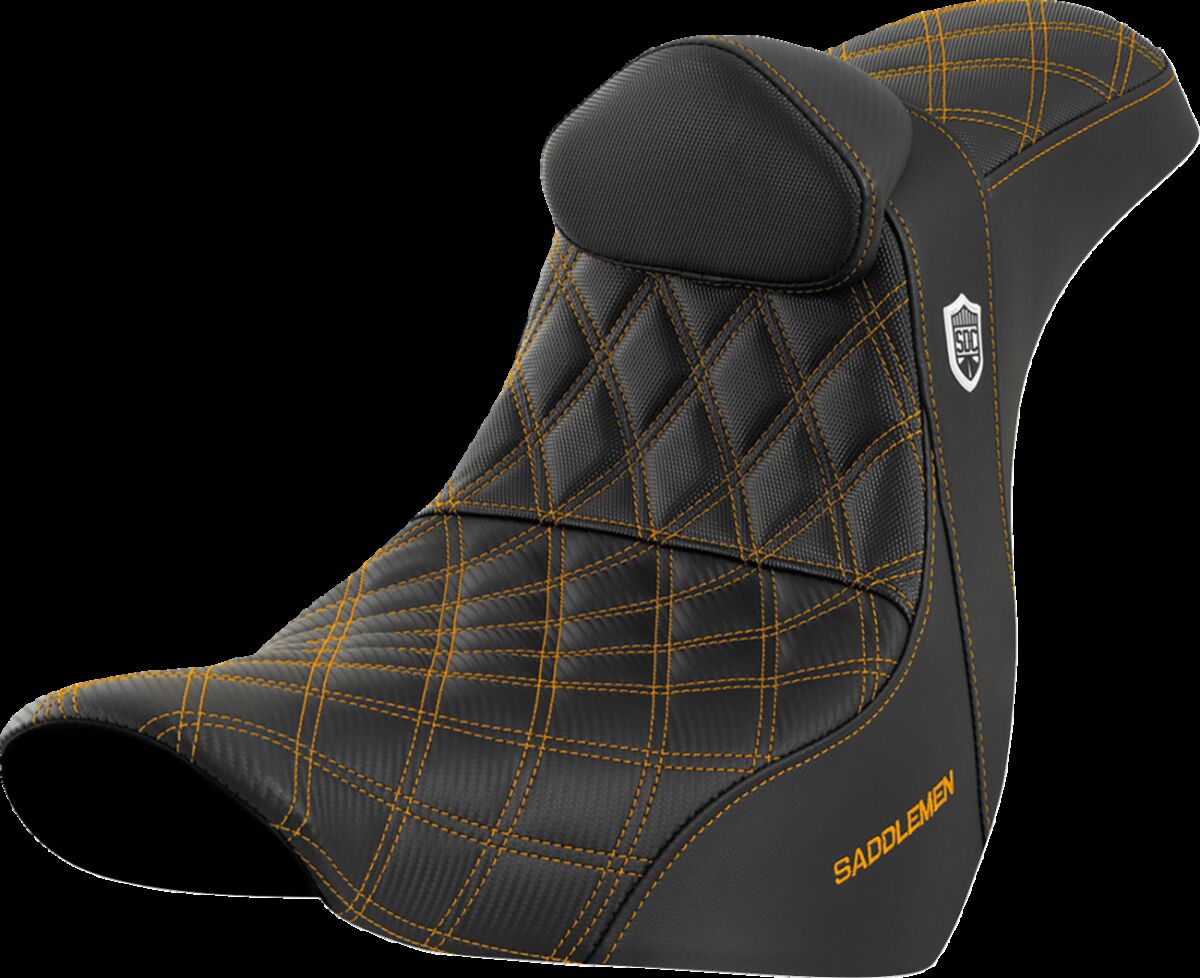 SADDLEMEN SC81829GOLRT Sella aderenza ad alte prestazioni SDC Pro Series HARLEY DAVIDSON FXLRS 1923 ABS 18>25