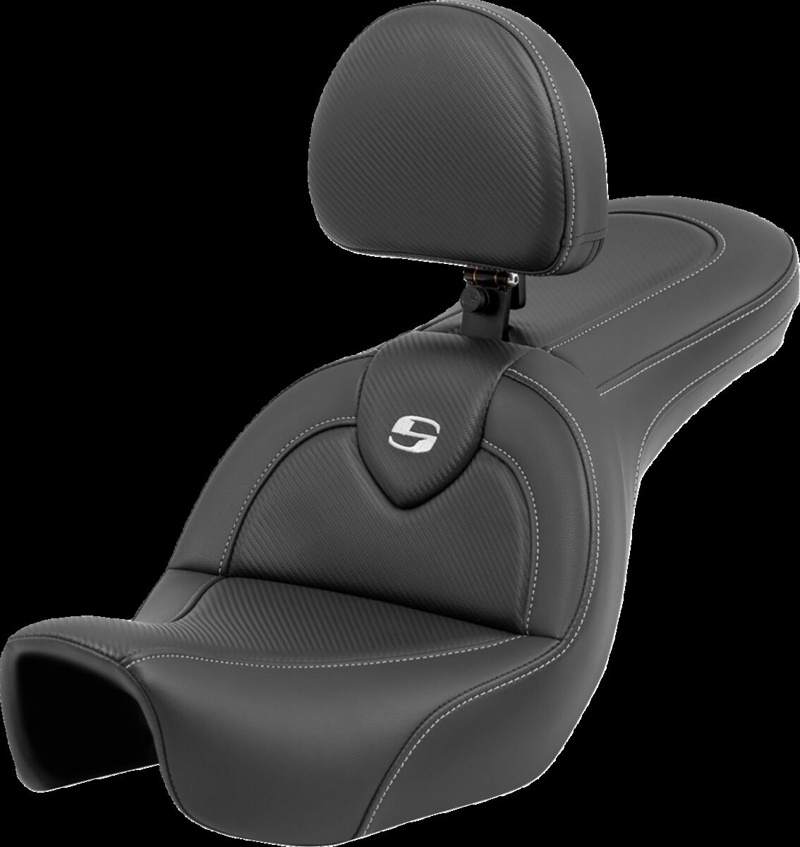 SADDLEMEN 806-04-185BR Sella RoadSofa in fibra di carbonio HARLEY DAVIDSON FXDF 1690 06>17