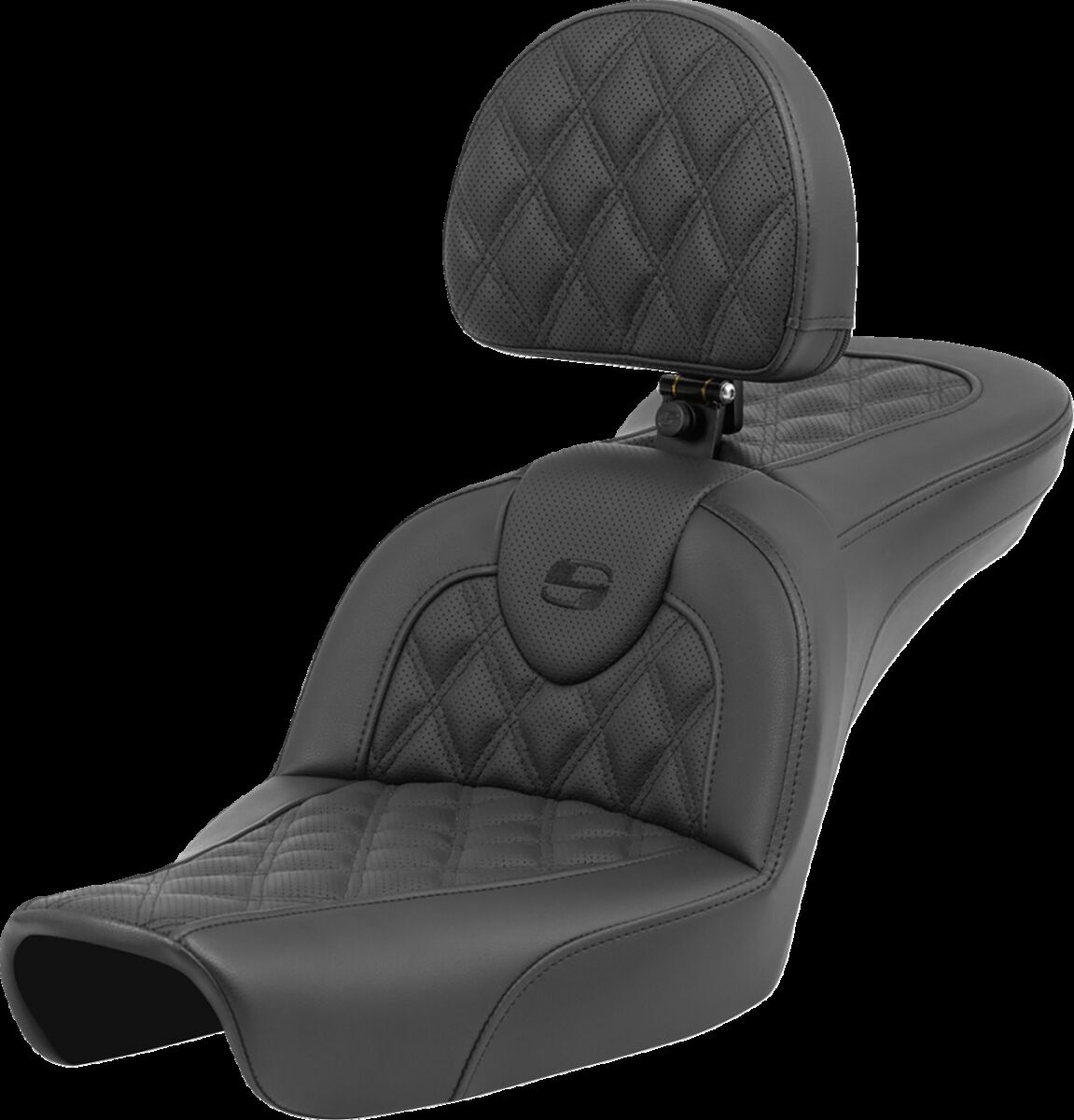 SADDLEMEN 896-04-182BR Sella Roadsofa con cuciture a rombi HARLEY DAVIDSON FXDL 1450 96>03