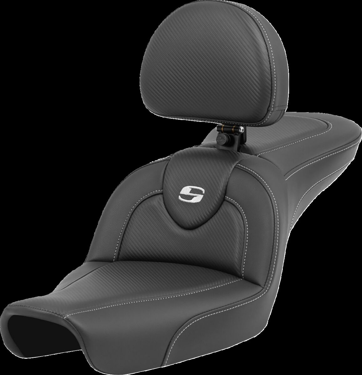 SADDLEMEN 896-04-185BR Sella RoadSofa in fibra di carbonio HARLEY DAVIDSON FXDL 1450 96>03