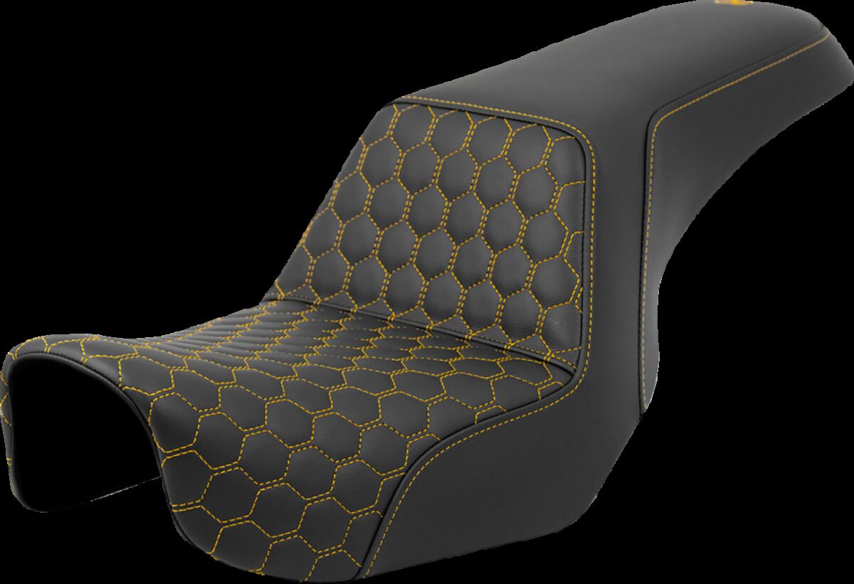 SADDLEMEN 806-04-17707 Sella Step-Up Honeycomb HARLEY DAVIDSON FXDF 1690 06>17