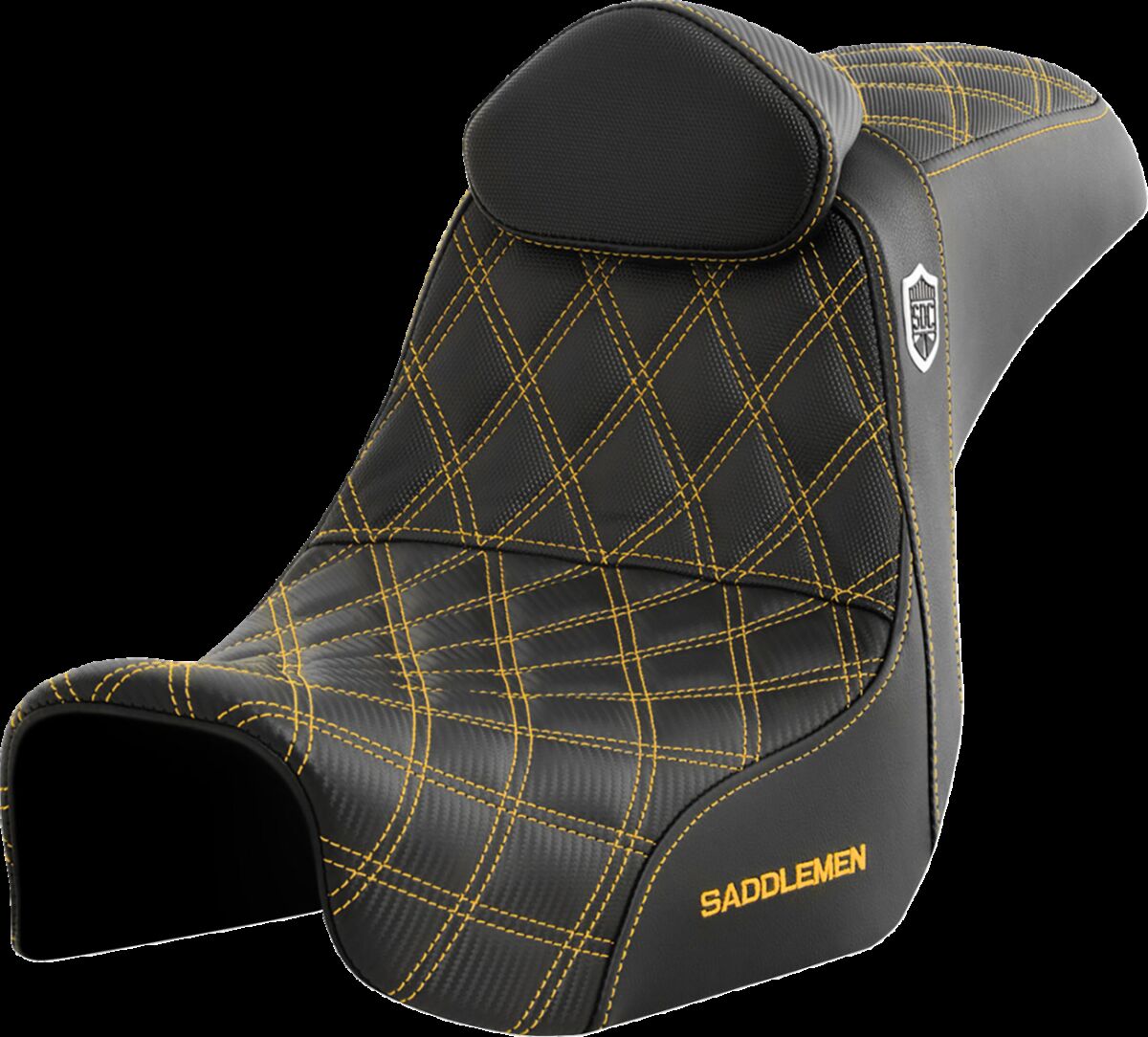 SADDLEMEN SC80604GOLRT Sella aderenza ad alte prestazioni SDC Pro Series HARLEY DAVIDSON FXDF 1690 06>17
