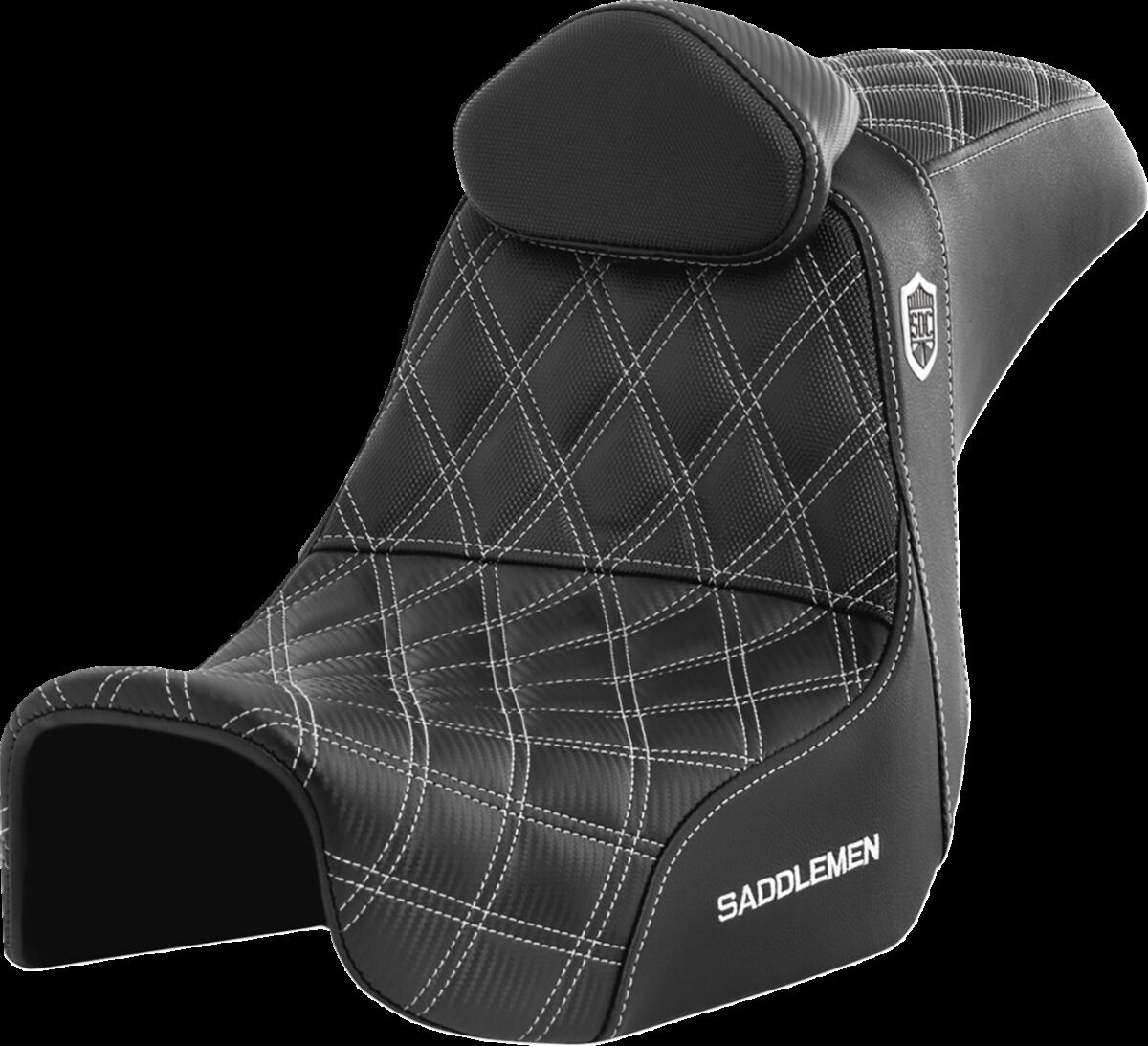 SADDLEMEN SC80604WHIRT Sella aderenza ad alte prestazioni SDC Pro Series HARLEY DAVIDSON FXDF 1690 06>17