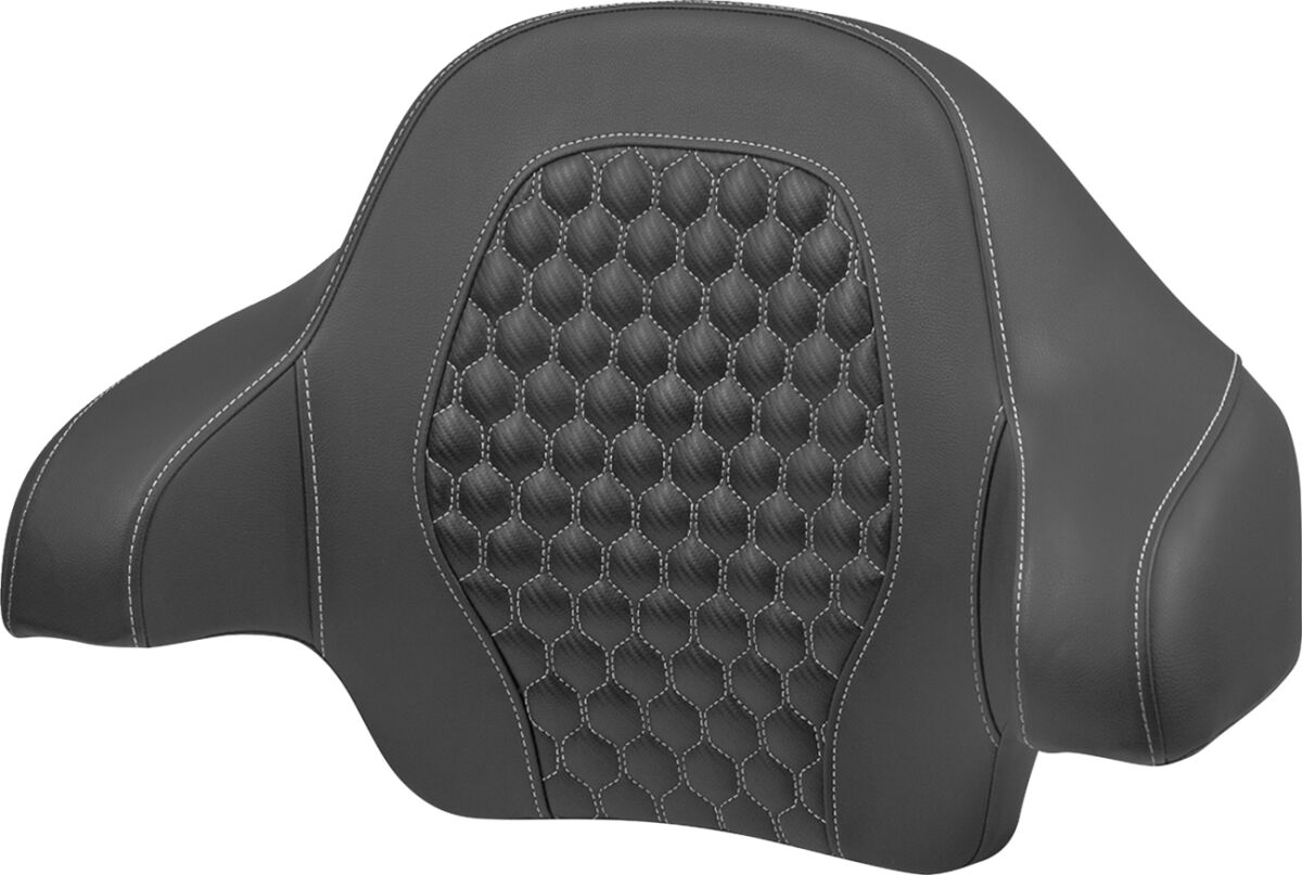 SADDLEMEN 814-07-15105 CUSCINO SCHIENALE Honeycomb Tour Pack Backrest Pad Harley Davidson FLHXSE 1977 ABS Street Glide CVO 121 14>24