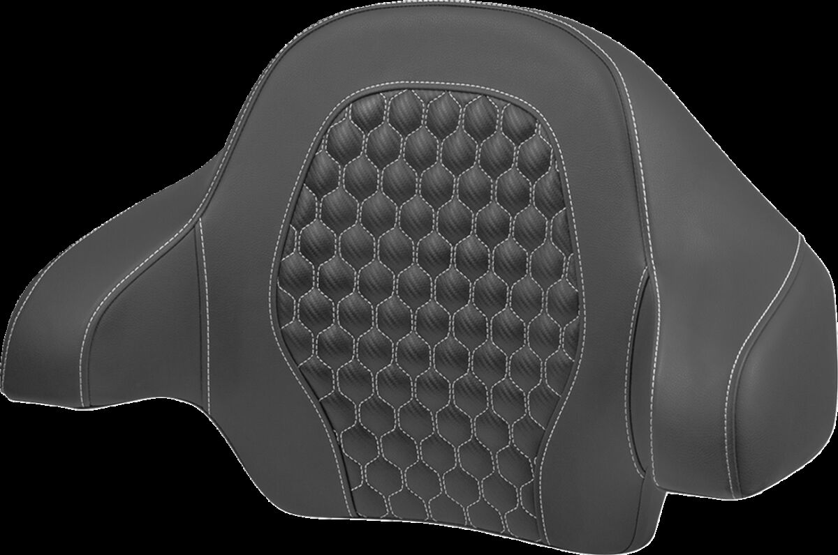 SADDLEMEN 814-07-15106 CUSCINO SCHIENALE Honeycomb Tour Pack Backrest Pad Harley Davidson FLHX 1923 ABS Street Glide 117 14>24