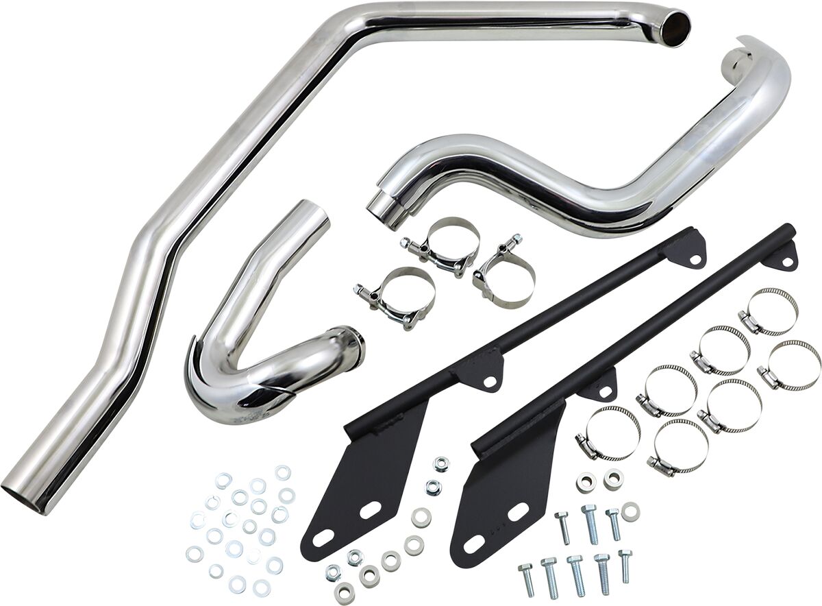 BASSANI XHAUST SFT-211 Collettori crossover True Dual Power Curve Harley Davidson FLSTFI 1450 EFI 86>06