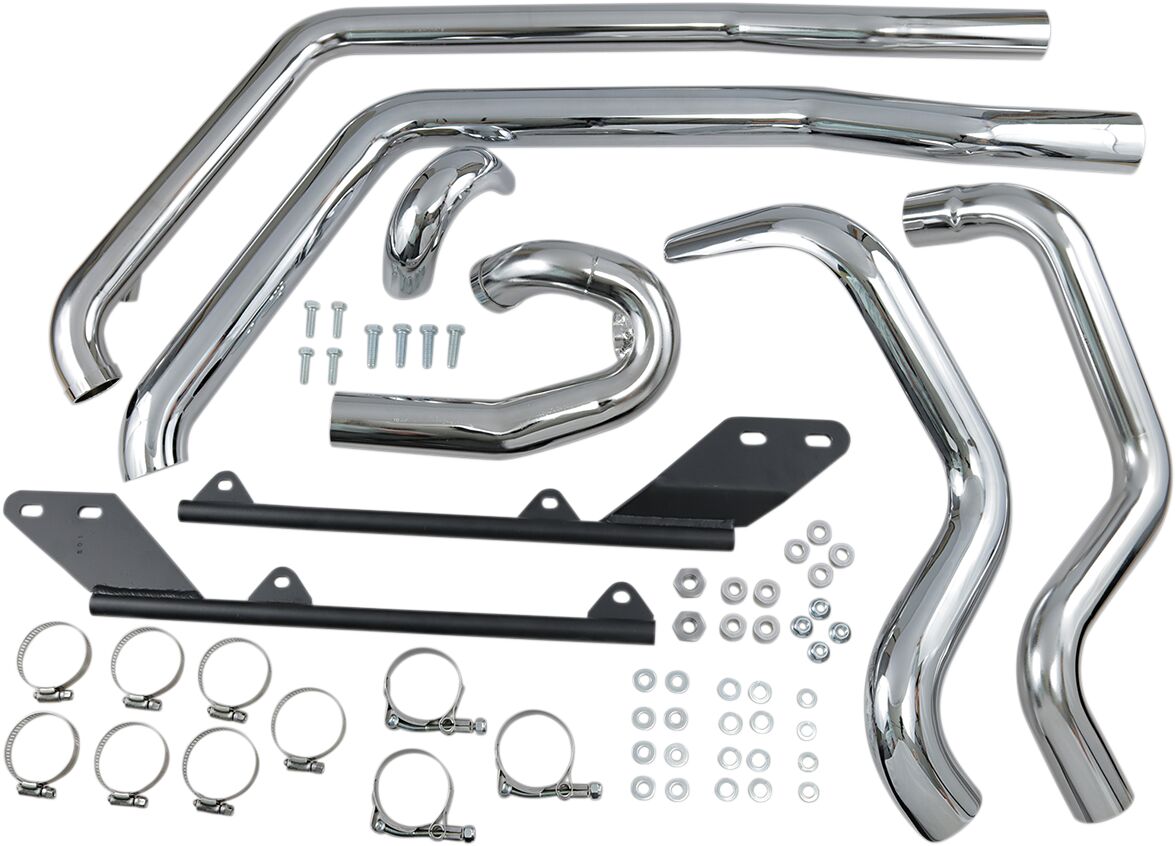 BASSANI XHAUST SFT-212 Collettori crossover True Dual Power Curve Harley Davidson FLS 1690 05>17