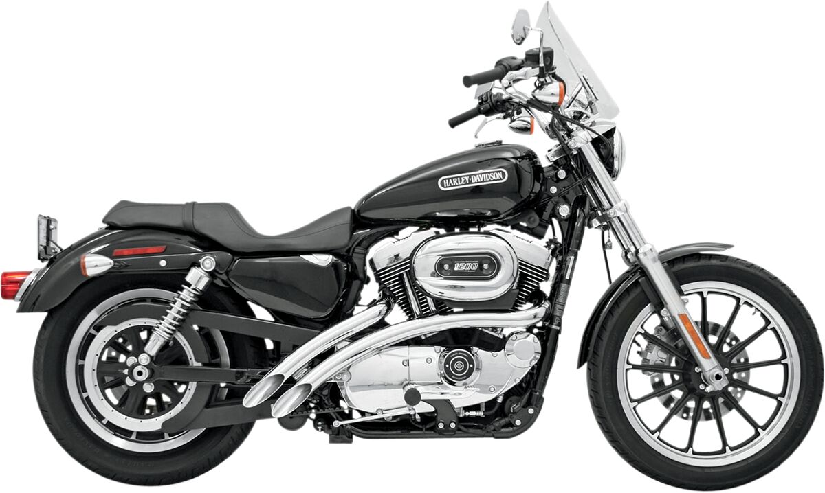 BASSANI XHAUST XL-FF12 SCARICO COMPLETO Radial Sweeper Harley Davidson XL 883 C	86>03