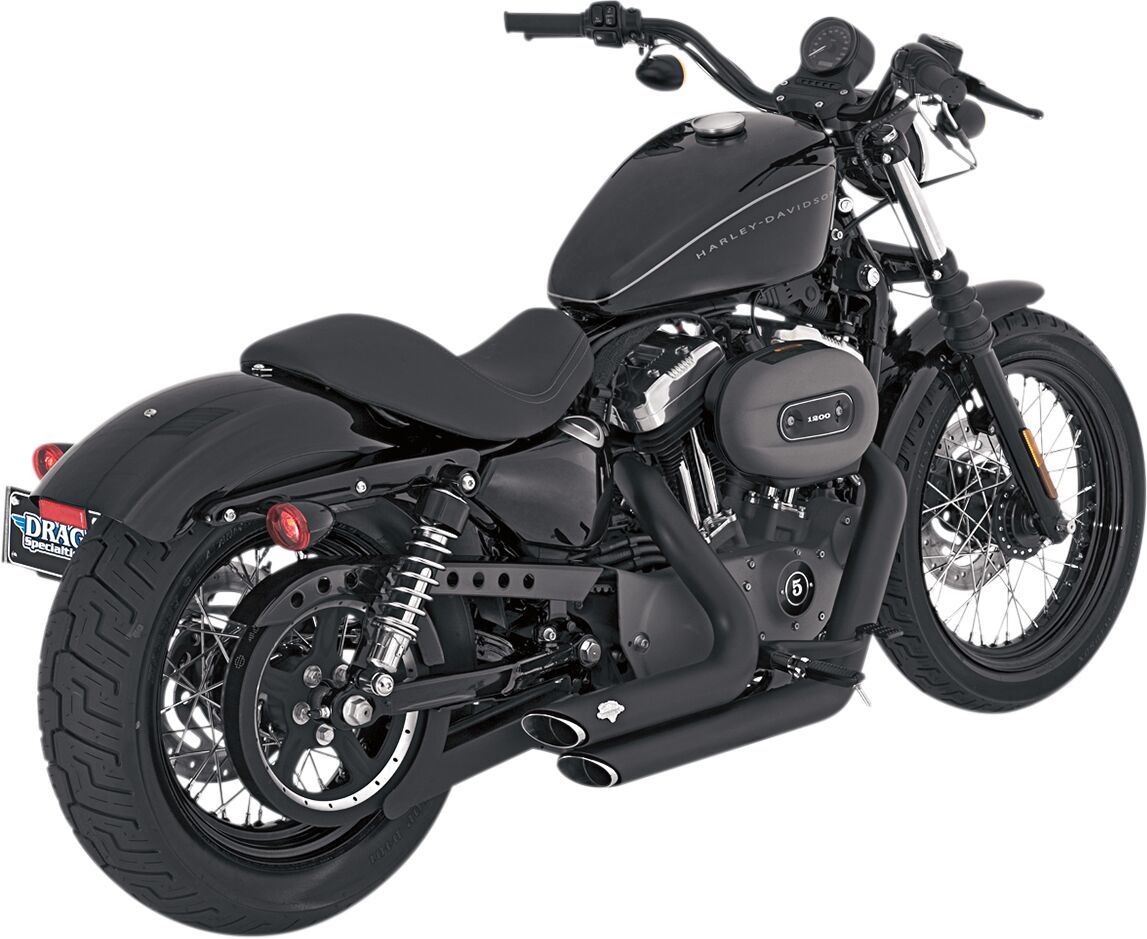 VANCE HINES 47219 Scarico Staggered Shortshot HARLEY DAVIDSON XL 1200 V 04>13