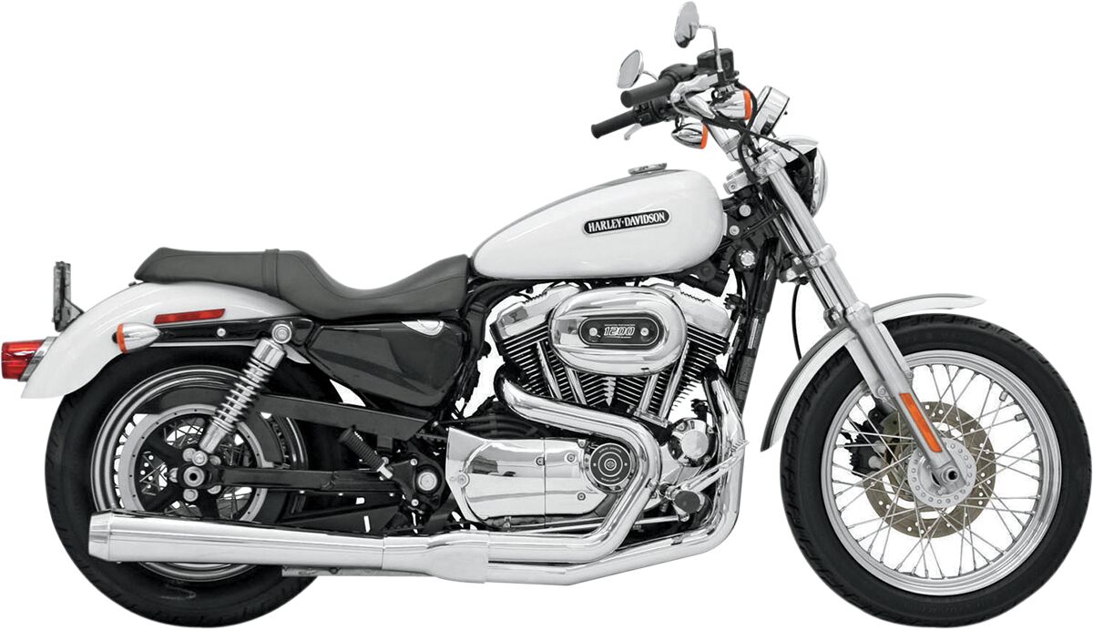 BASSANI XHAUST 14111J SCARICO COMPLETO 2 in 1 Road Range Harley Davidson XL 1200 V 04>13